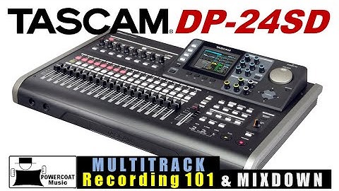 Tascam DP-24SD Digital Portastudio: Multitrack Recording & Mixdown