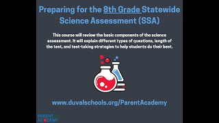 Preparing for the 8th Grade Statewide Science Assessment