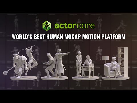 ActorCore - World's Best Human Mocap Motion Platform | Inspire Your Next Move!