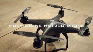 Holy Stone の最新ドローン「HS120D」200g以下なのに最大飛行時間32分の最強コスパ / 空撮1080pカメラ搭載【GPS付き おもちゃDrone】