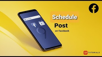 How to schedule a post on Facebook