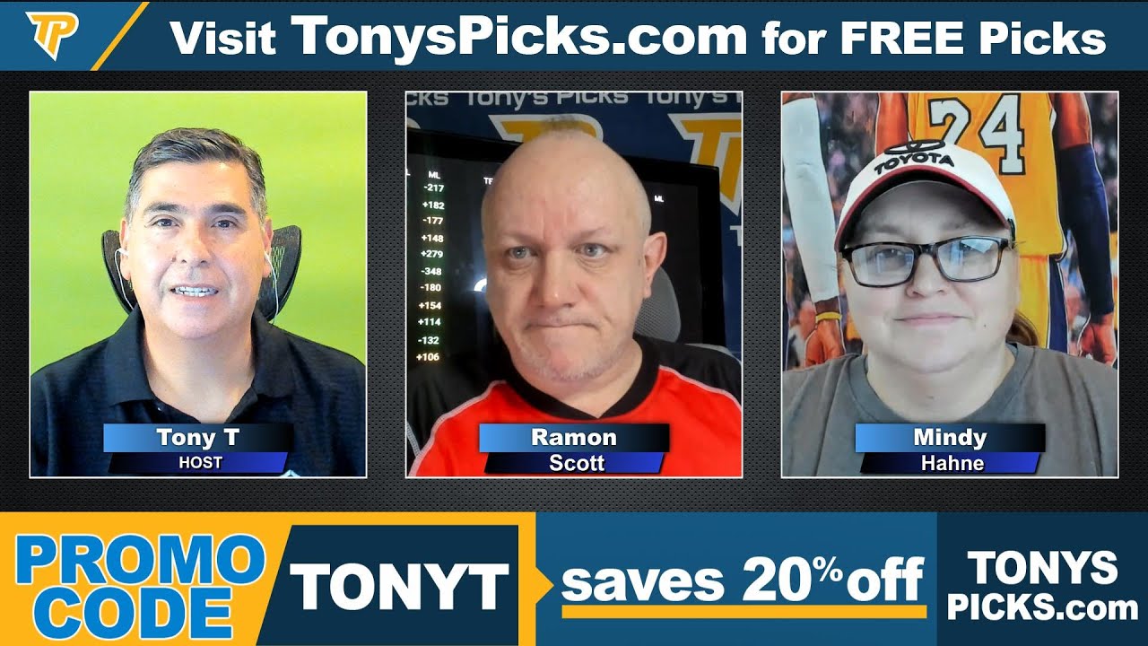 Game day picks show live expert mlb nfl picks predictions tonys