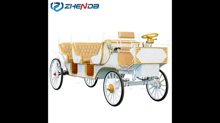 horse carriage three rows Sightseeing Wooden Horse Carriage/Wedding Sightseeing Horse Carriage