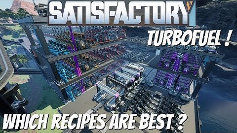 The Best Turbofuel set up in Satisfactory 1.0