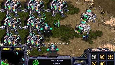 Starcraft Brood War in Python 1.3 Terran vs Zerg