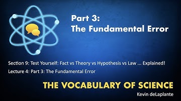 09.04. Part 3: The Fundamental Error