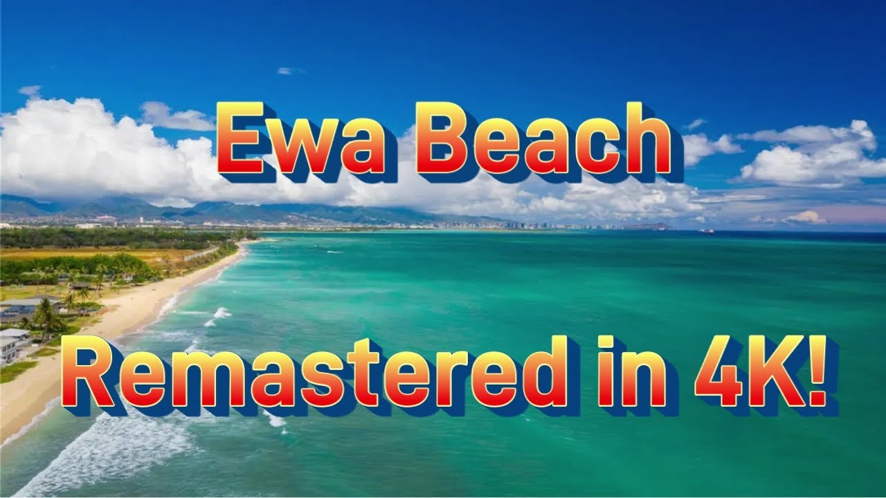 Hawaii Ewa Beach 2023 4K Raw Drone Footage YouTube