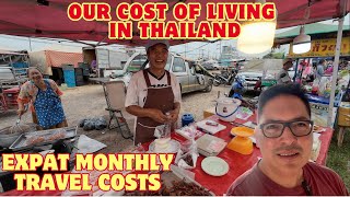 COST OF LIVING in Thailand | Monthly Travel Costs | FULL BREAKDOWN + Market Walkthrough