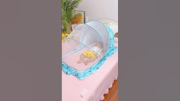 Foldable Baby Mosquito Net #shorts #mosquitonet #babymosquitonet #mosquitonetforbaby #diy #gadgets