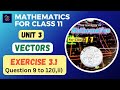 Exercise 3.1 (Q9 to Q12 part i, ii) | Vectors | Class 11 Mathematics | Sindh Board | Part 2