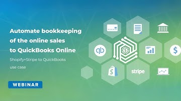 Automate bookkeeping of online sales to QuickBooks Online (Shopify+Stripe to QuickBooks use case)