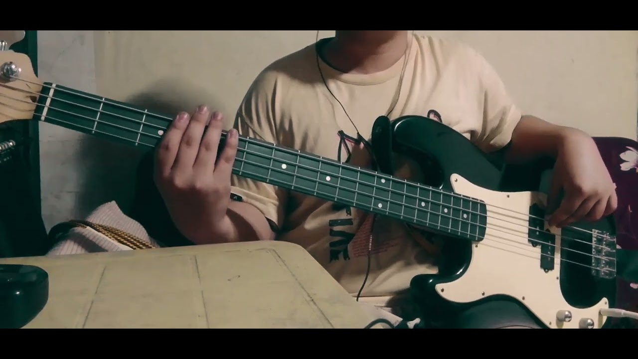 Enter sandman by Metallica (bass cover)