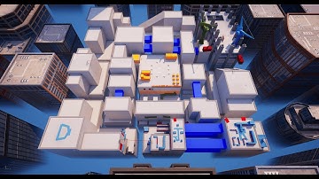 UEFN Level Design Timelapse – Hot Rush (Parkour + Multiplayer) – Part 6.1