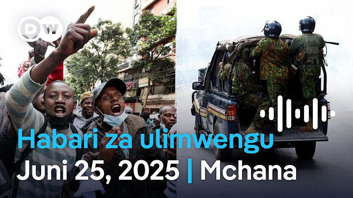 DW Kiswahili Habari za Ulimwengu | Juni 25, 2025 | Mchana | Swahili Habari leo | Podcast