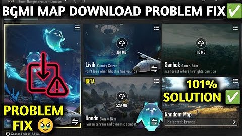 HOW TO FIX MAPS DOWNLOAD ERROR IN BGMI 4.0 UPDATE | BGMI MAP NOT DOWNLOAD PROBLEM SOLVE