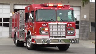 OCFA Engine 71 Responding