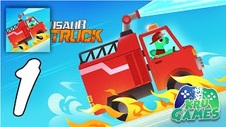Dinosaur Fire Truck - Firefighting games for kids #1 Gameplay All Levels (Android, IOS) screenshot 2