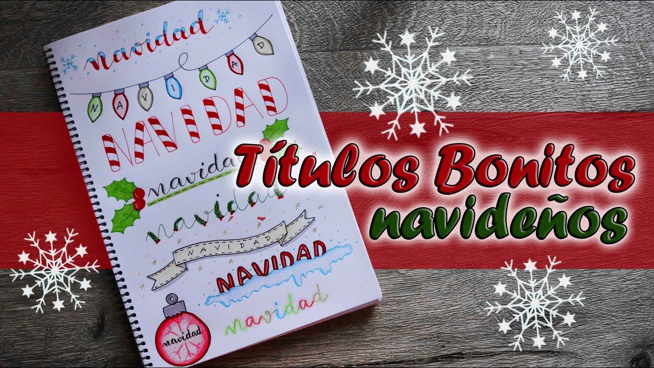 📚Títulos Bonitos | APUNTES BONITOS 🎄Versión Navidad🎄