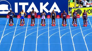 MUST SEE‼️FASTEST 100M HISTORY JAMAICA VS USA SPRINT WAR. JAMAICA STRIKE GOLD