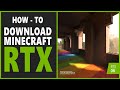 How To Get Minecraft RTX Ray-Tracing - Full Guide!