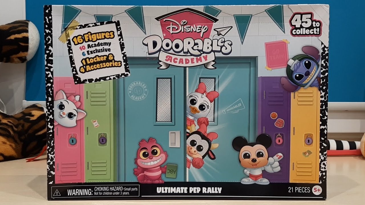 Disney Doorables Academy Ultimate Pep Rally Exclusive Mega Peek Opening Figures Review