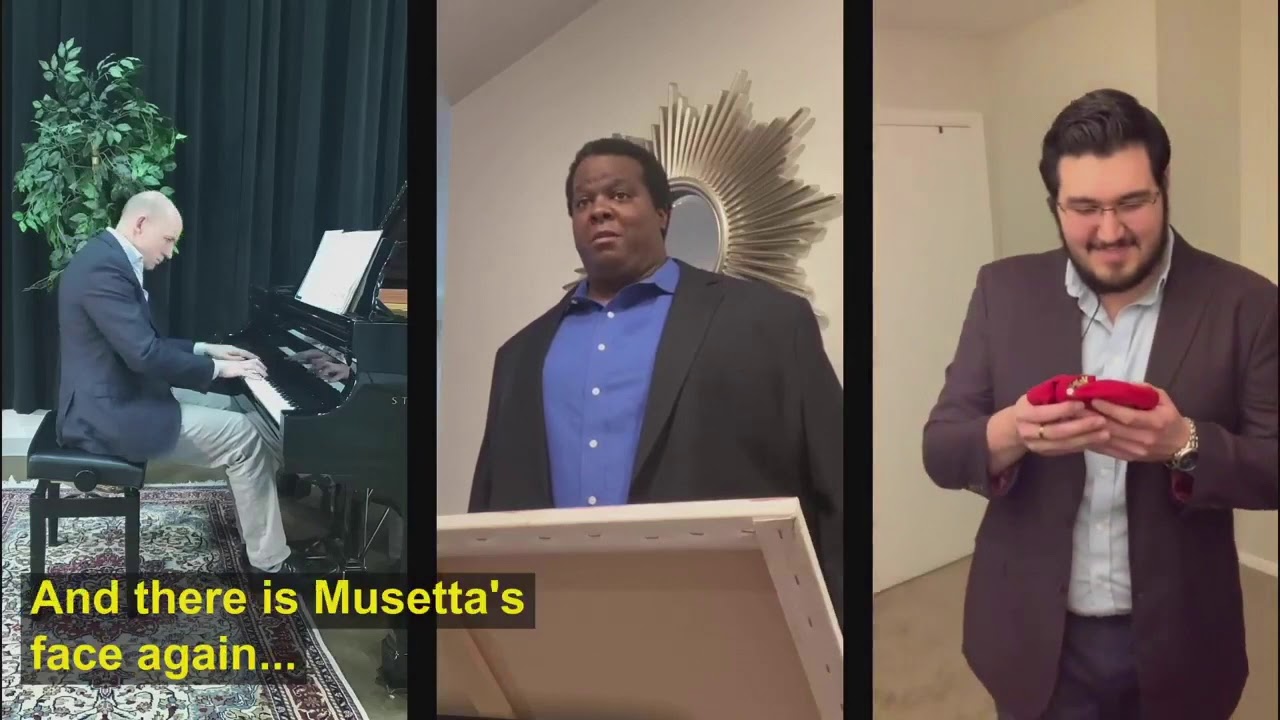 "O Mimi tu piu non torni" from La Boheme - Matthew Pearce, Joshua Conyers, and Robert Ainsley