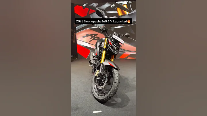 2025 TVS Apache 160 4V🥵❤️ #shorts #youtubeshorts #tvsapache1604v