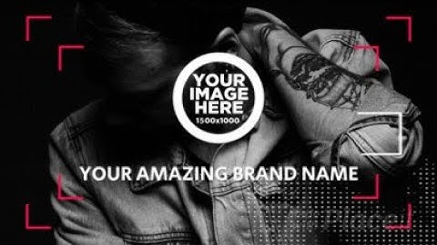 Intro Maker Featuring Animated Lines with a Glitch Effect