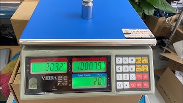 Hướng dẫn đổi đơn vị cân đếm VIBRA ALC