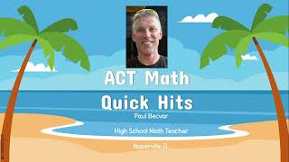 ACT Math Practice Test 1.11