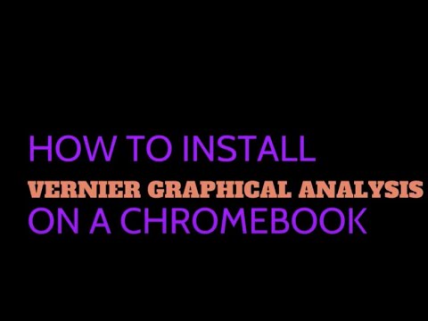 How to Install Vernier Graphical Analysis