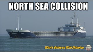 Collision between Verity and Polsie in the North Sea | Verity Sunk with 1 Dead and 4 Missing