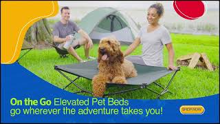 Coolaroo On the Go Elevated Travel Pet Bed
