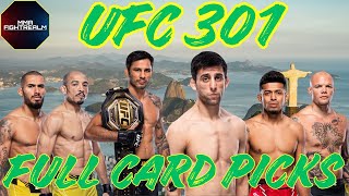 UFC 301: Pantoja VS Erceg Full card Picks & Predictions | Betting Breakdown