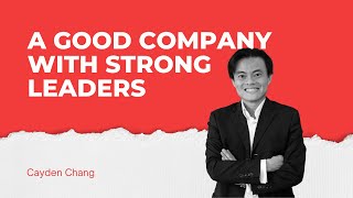 Strong Leaders Make a Good Company