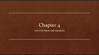 Chapter 4 - IT Fundamentals+ (FC0-U61) Data Storage and Sharing