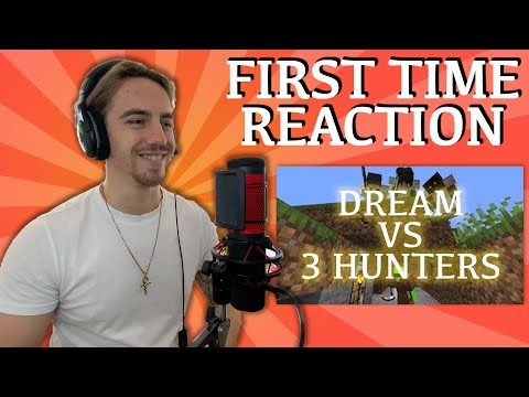 Reacting to Dream's Minecraft Speedrunner VS 3 Hunters!