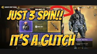 JUST 3 SPIN GET DANGER DROP DRAW  Kryptis-Skys fury New legendary KRM-262 GLORIOUS BLAZE #callofduty