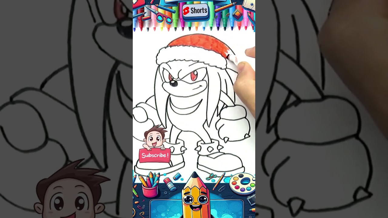 Draw and Color the SONIC 3 characters | Step by Step | For KIDS | DrawArtMania 🎨