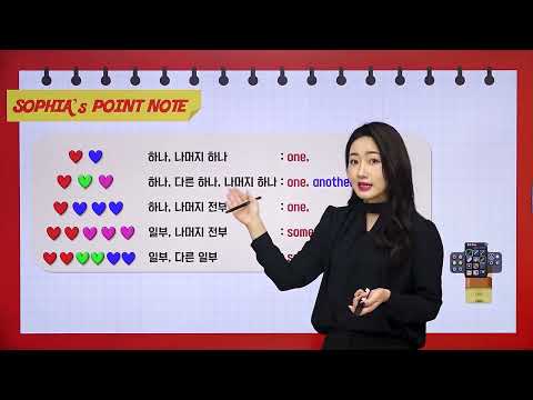 [고등대치동영어] 부정대명사(one, <strong>another</strong>, <strong>other</strong>) - 온리원 소피아 선생님