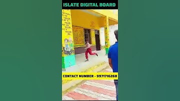 Installation of digital board iSLate in school ! Best Smart Board for Classroom Teaching