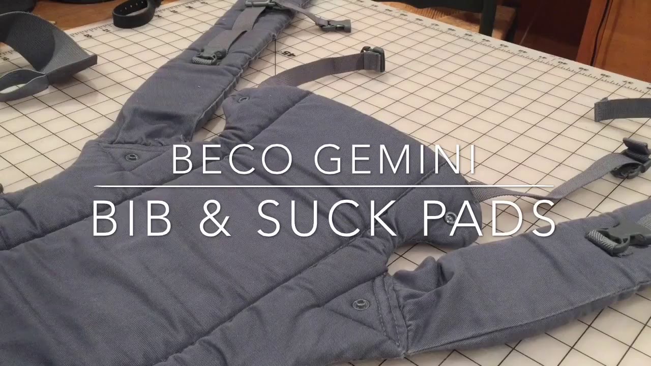 Beco Gemini Bib and Suck Pads - YouTube