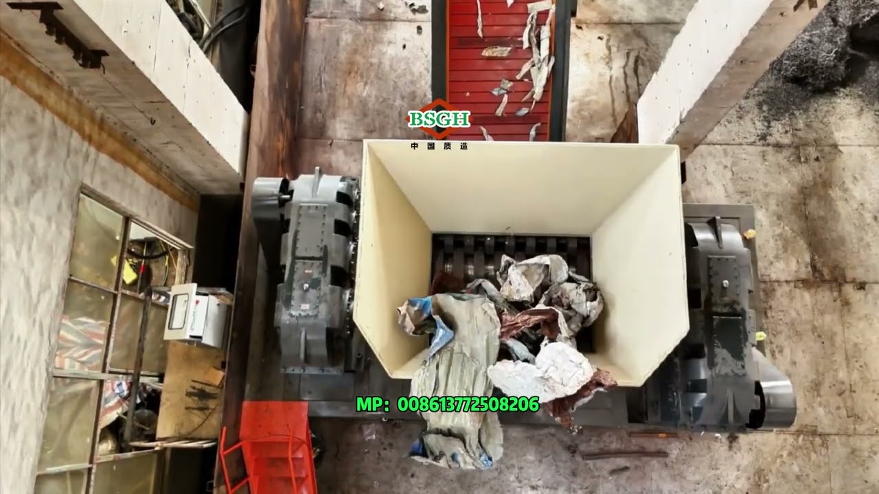 160kW*2 Heavy duty industrial Shredder MS-D1800 for metal recycling Scrap Metal Shredder