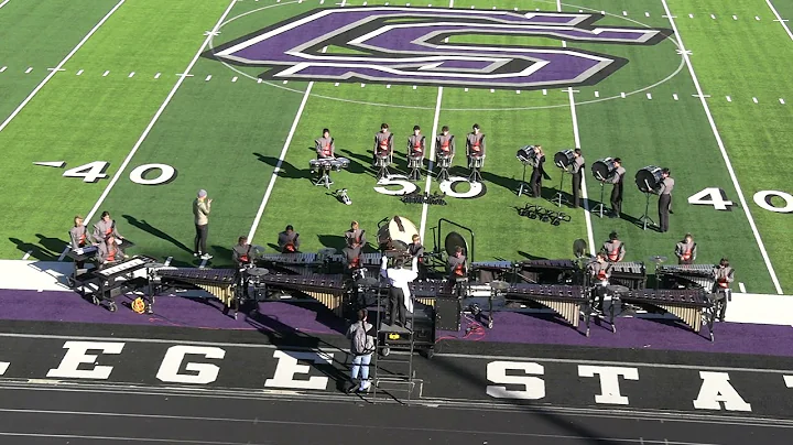 Alvin HS Percussion 2022 - 10th Annual Drums Along the Brazos Drumline Competition - College Station