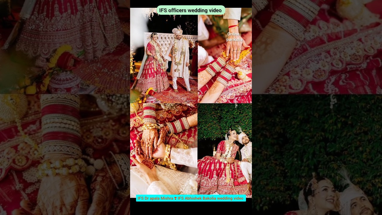 IFS Dr apala Mishra ❣️ IFS Abhishek ji wedding