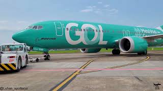 Boeing 737-800 MAX - GOL (PR-XMR)-(#MeuVooCompensa Livery) Pouso e Decolagem em Joinville 24/10/2023