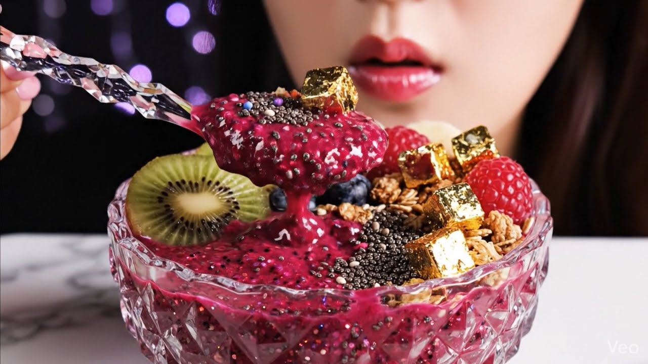 Making Glass Dragon Fruit-Made From GLASS 100%- with Glass Ingredients✨ Glass Cooking ASMR