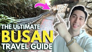 The Perfect One Day Tour in BUSAN KOREA that You Can't Miss ! ( Busan travel vlog 2023 )