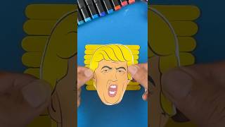 Donald trump bling bang bang born sticks art #viral #art #gedagadugedugviral #trump #donaldtrump