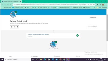 Learn to Use Setup and the Object Manager | Setup: Quick Look